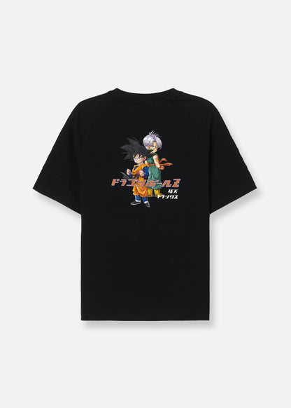 Áo Thun Tay Ngắn Cotton Dragon Ball Z 19 Đen