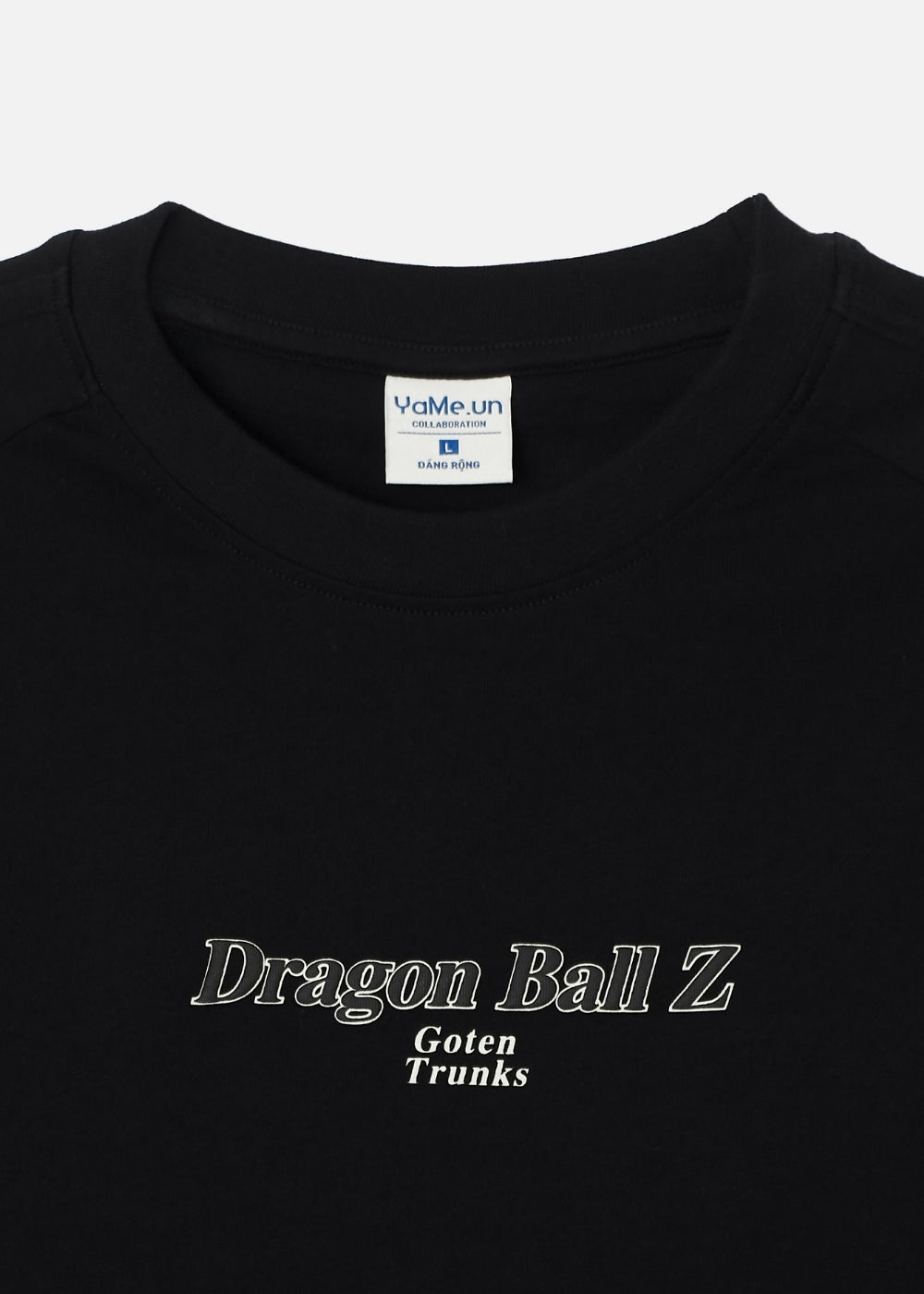 Áo Thun Tay Ngắn Cotton Dragon Ball Z 19 Đen