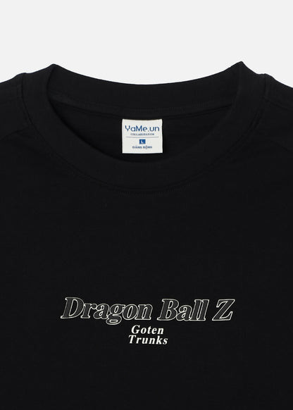 Áo Thun Tay Ngắn Cotton Dragon Ball Z 19 Đen