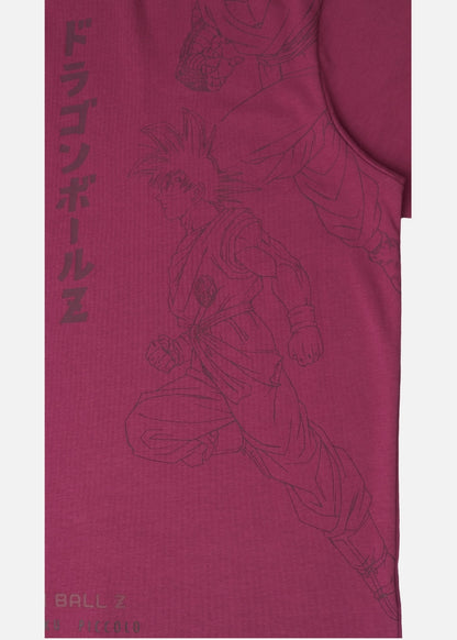Áo Thun Tay Ngắn Cotton Dragon Ball Z 09 Đỏ