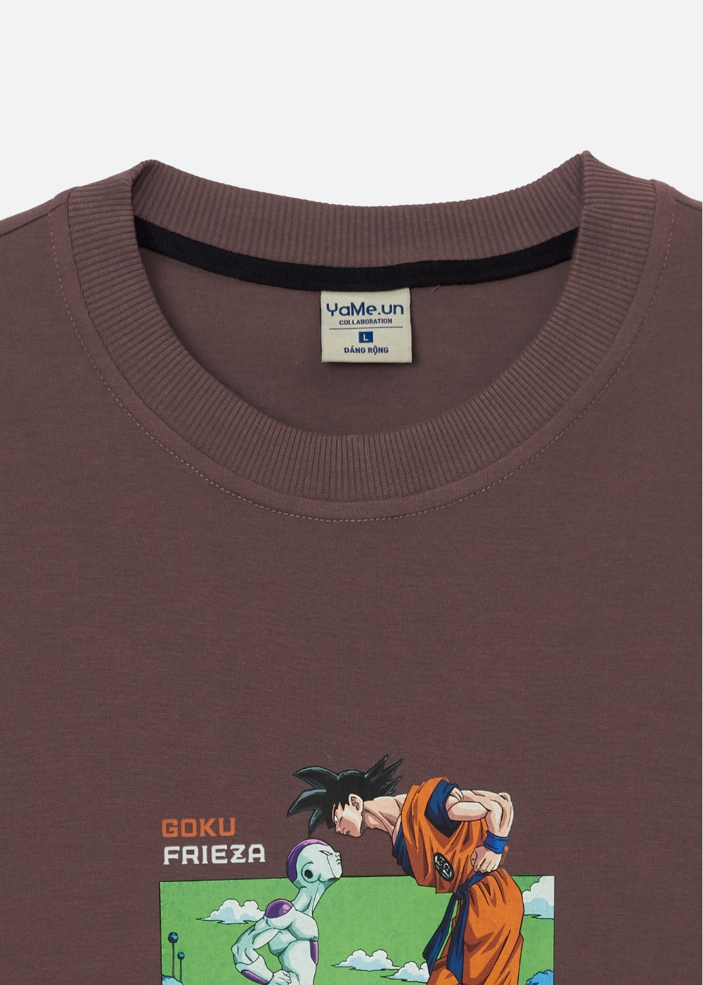 Áo Thun Sweater Cotton Dragon Ball Z 11 Nâu