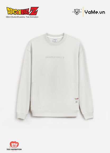 Áo Thun Sweater Cotton Dragon Ball Z 22 Xám Nhạt