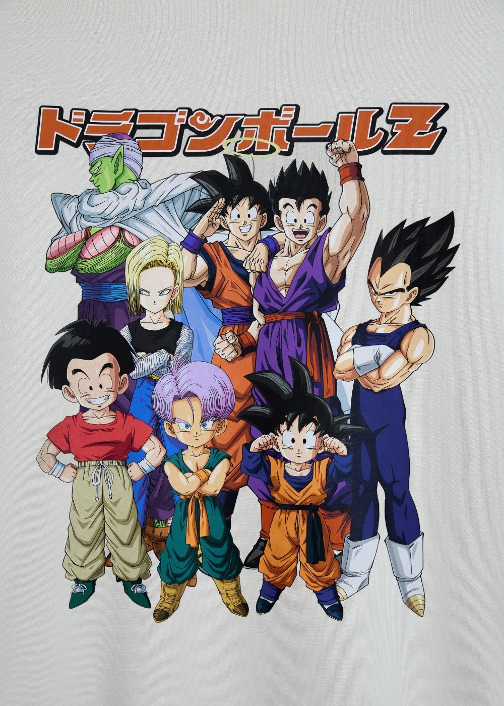 Áo Thun Sweater Cotton Dragon Ball Z 22 Xám Nhạt