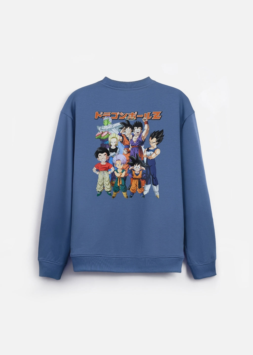 Áo Thun Sweater Cotton Dragon Ball Z 22 Xanh Đậm