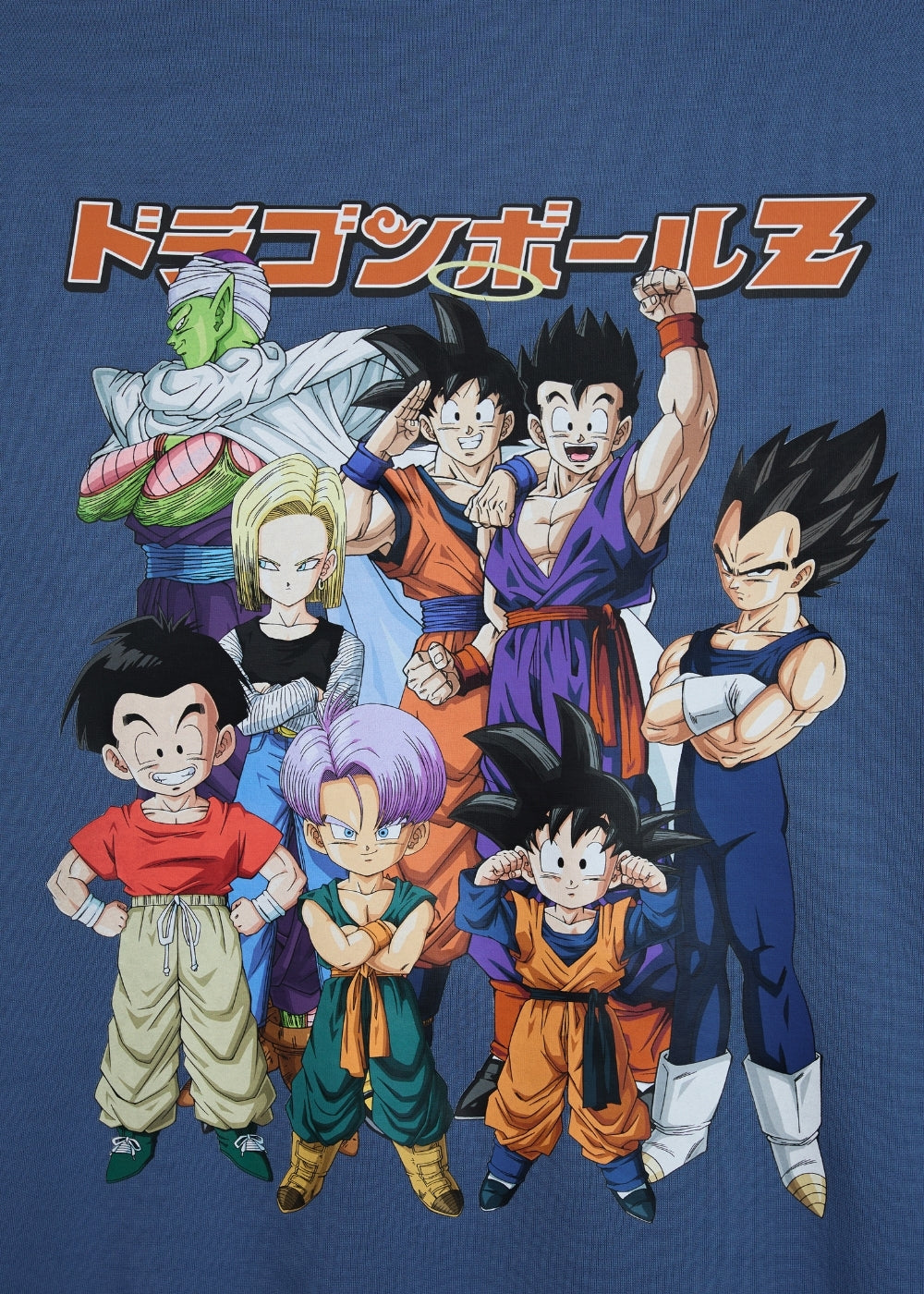Áo Thun Sweater Cotton Dragon Ball Z 22 Xanh Đậm