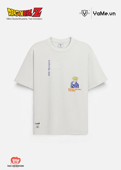 Áo Thun Tay Ngắn Cotton Dragon Ball Z 14 Xám Nhạt