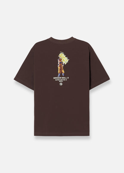 Áo Thun Tay Ngắn Cotton Dragon Ball Z 15 Nâu