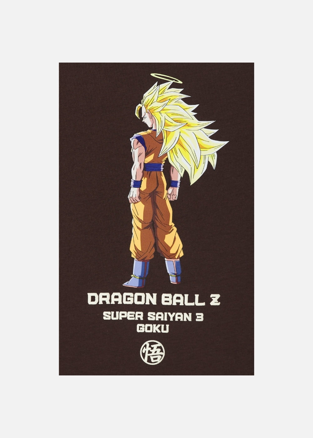 Áo Thun Tay Ngắn Cotton Dragon Ball Z 15 Nâu