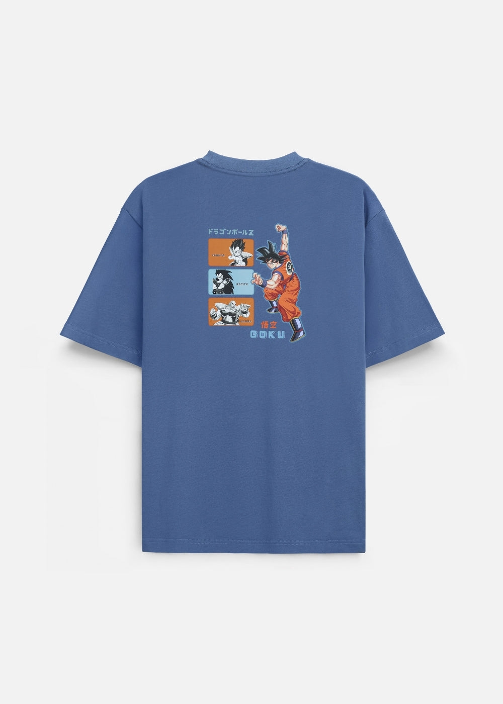 Áo Thun Tay Ngắn Cotton Dragon Ball Z 06 Xanh Đậm