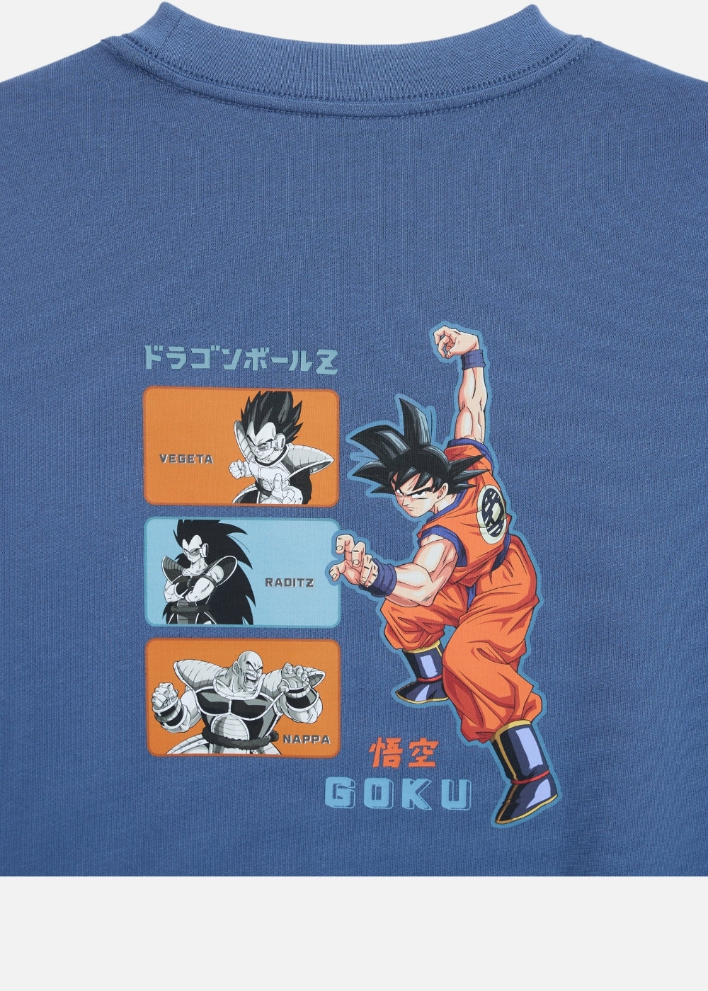 Áo Thun Tay Ngắn Cotton Dragon Ball Z 06 Xanh Đậm