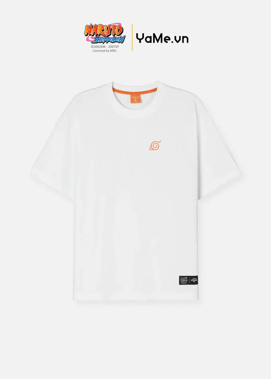 Áo Thun Tay Ngắn Thermo Mesh Mềm Mịn Naruto 45 Trắng - YaMe.vn
