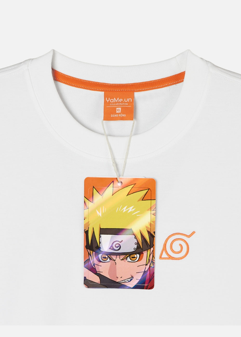Áo Thun Tay Ngắn Thermo Mesh Mềm Mịn Naruto 45 Trắng