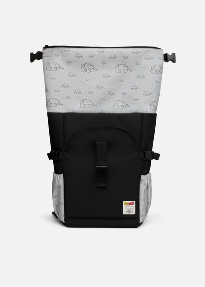 Balo Essential Họa Tiết Rolltop Niều Ngăn Dragon Ball Z 33 Đen Be