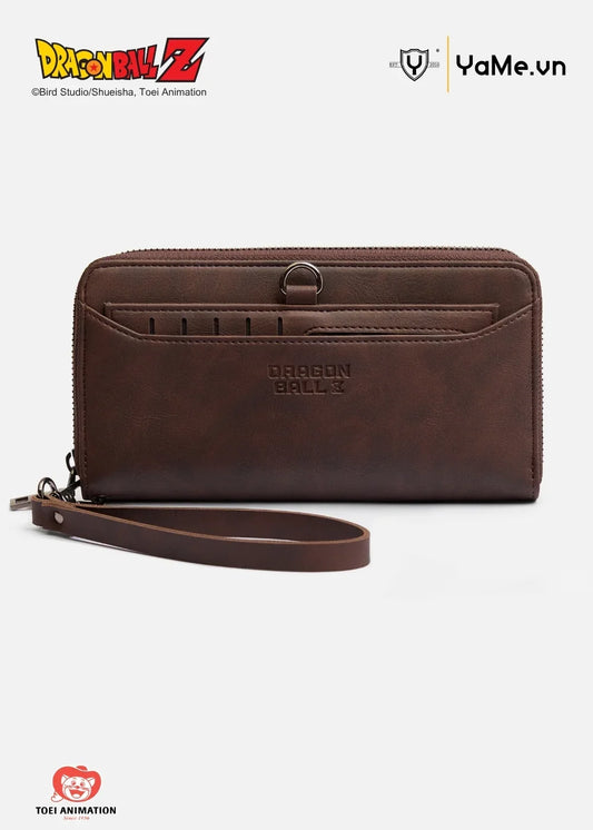 Ví Cầm Tay Da Simili Dragon Ball Z 35 Nâu Đậm - YaMe.vn