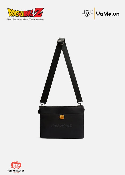 Túi Đeo Chéo Cross Bag Dù Trượt Nước Dragon Ball Z 30 Đen