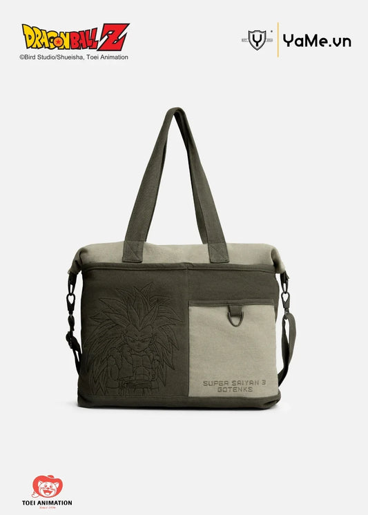 Túi Tote Canvas Bền Bỉ Dragon Ball Z 31 Xanh Lá Đậm - YaMe.vn