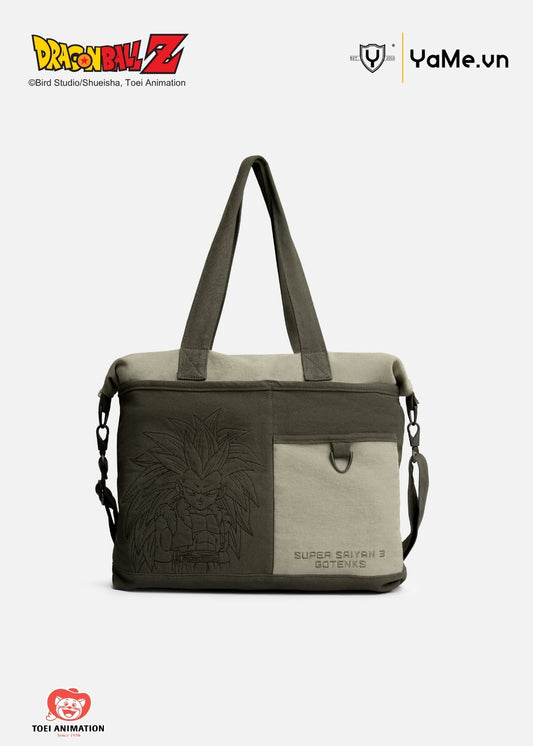 Túi Tote Canvas Bền Bỉ Dragon Ball Z 31 Xanh Lá Đậm