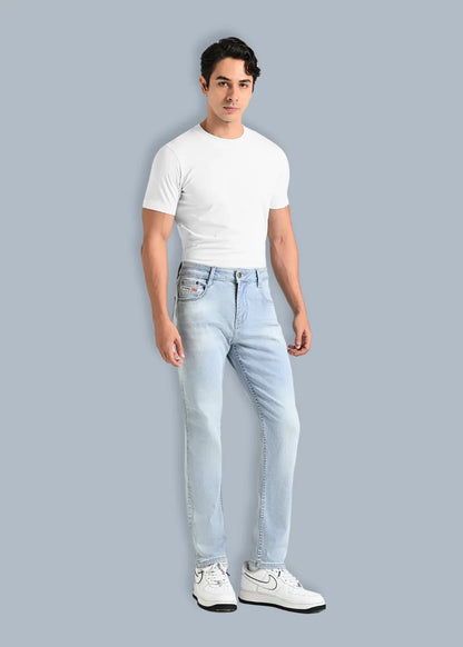Quần Jeans Slimfit Coolmax® Thoáng Mát The Original 007 Xanh Dương Nhạt - YaMe.vn