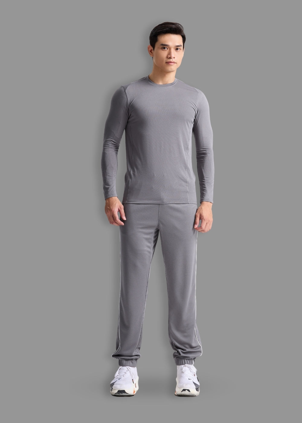 Áo Thun Tay Dài Thể Thao Ultra Thin The Beginner 003 Xám