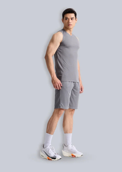 Áo Thun 3 Lỗ Thể Thao Ultra Thin The Beginner 004 Xám - YaMe.vn