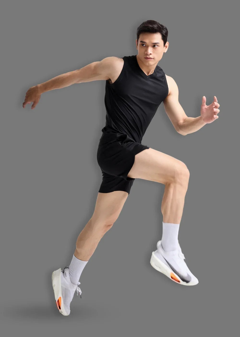 Quần Short Thể Thao 5 inch Siêu Nhẹ The Beginner 009 Đen - YaMe.vn