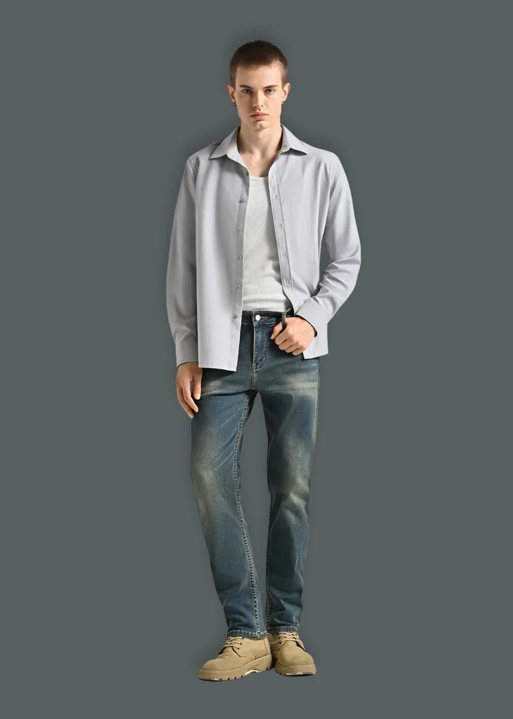 Quần Jeans Slimfit Coolmax® Thoáng Mát The Original 007 Xanh Dương - YaMe.vn