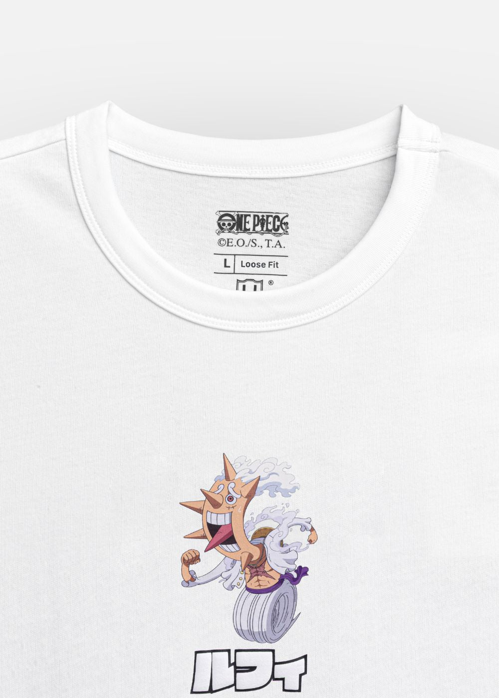 Áo Thun One Piece Gear 5 05 Trắng