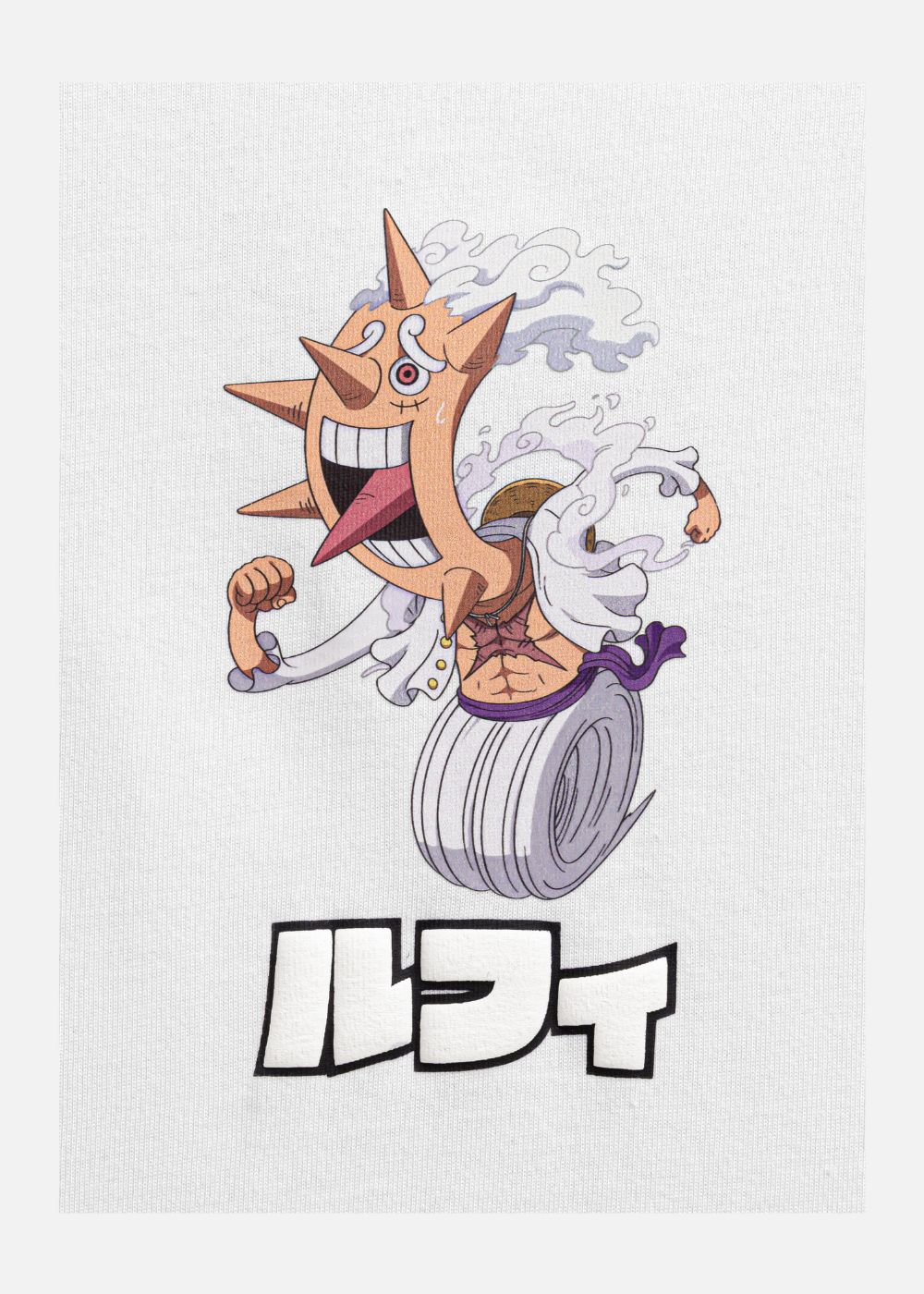 Áo Thun One Piece Gear 5 05 Trắng