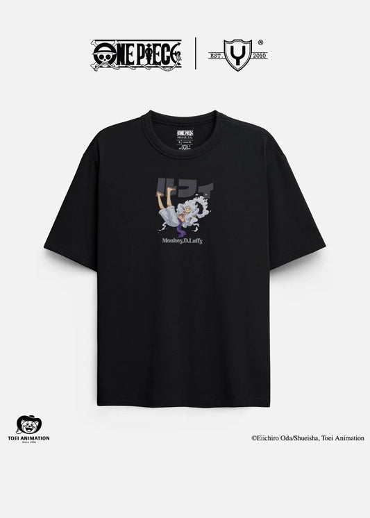 Áo Thun One Piece Gear 5 N006 Đen - YaMe.vn