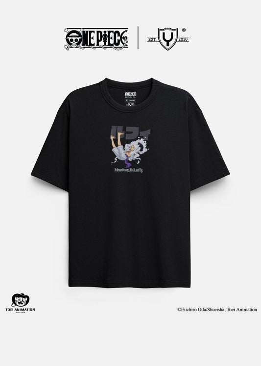 Áo Thun One Piece Gear 5 02 Đen