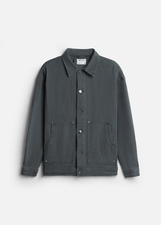 Áo Khoác Jean Cotton Bền Đứng Phom Multi-Color Jean 023 Xanh Rêu