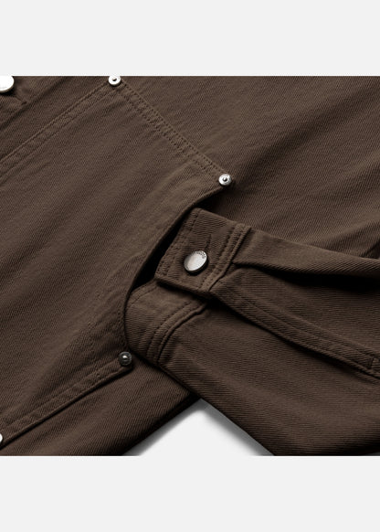 Áo Khoác Jean Cotton Bền Đứng Phom Multi-Color Jean 023 Nâu