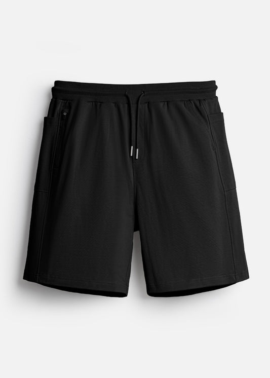 Quần Short Thun Cotton Cao Cấp Mềm Mại The Weekend 021  Đen