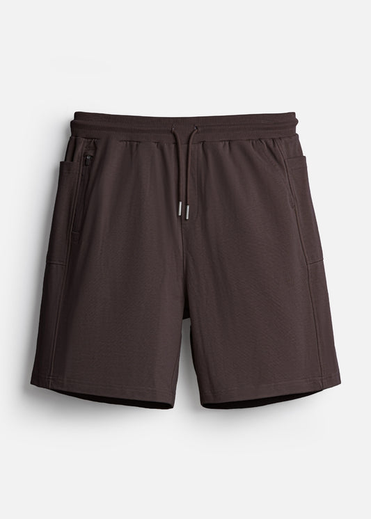 Quần Short Thun Cotton Cao Cấp Mềm Mại The Weekend 021  Nâu