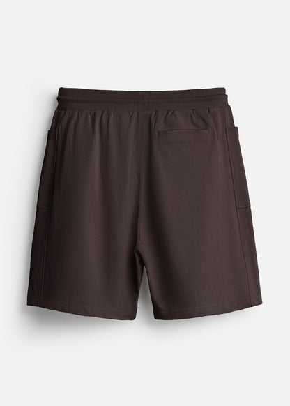 Quần Short Thun Cotton Cao Cấp Mềm Mại The Weekend 021  Nâu