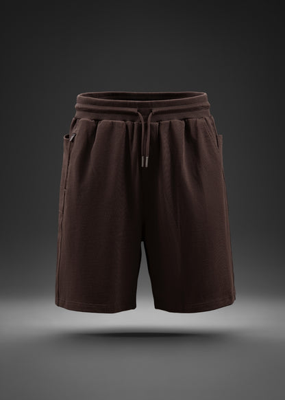 Quần Short Thun Cotton Cao Cấp Mềm Mại The Weekend 021  Nâu