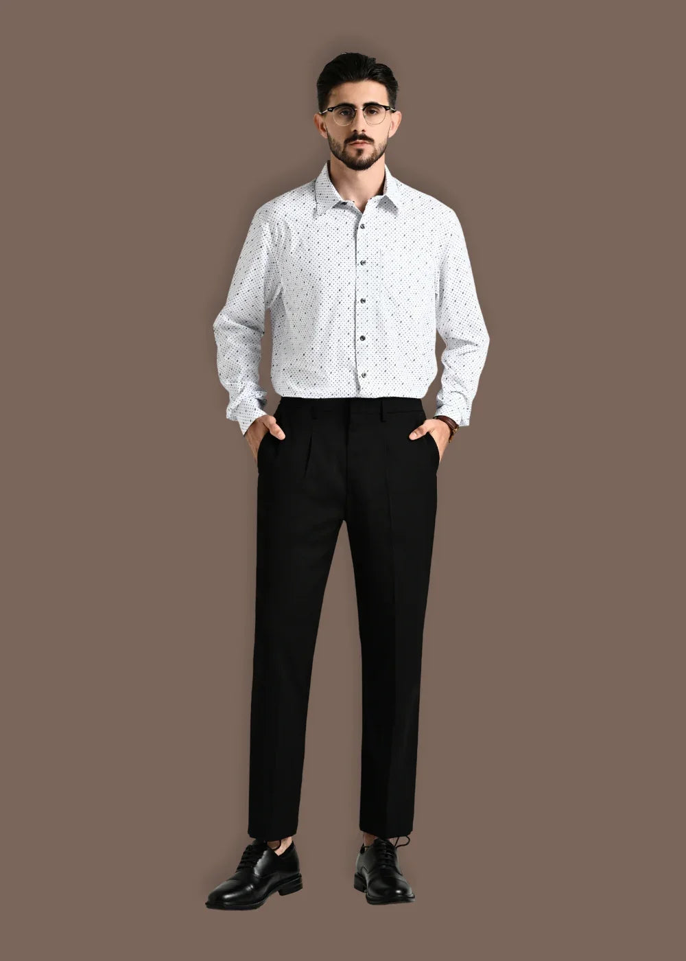 Áo Sơ Mi Tay Dài Siêu Mịn Seventy Seven 53 Trắng - YaMe.vn