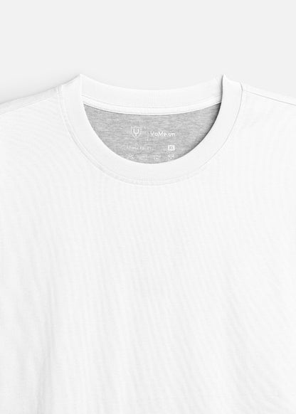 Áo Thun Slim Fit Co Giãn Non Branded 47 Trắng
