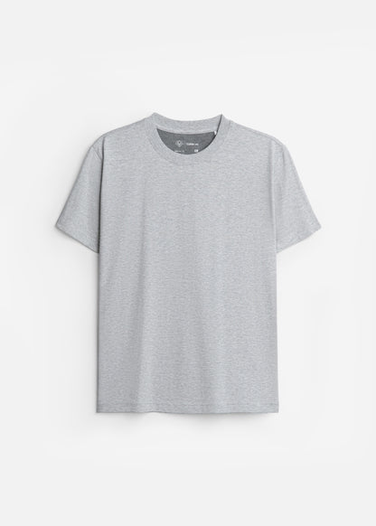 Áo Thun Slim Fit Co Giãn Non Branded 47 Xám Trắng