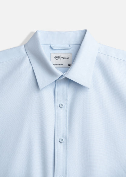 Áo Khoác Sơ Mi OXFORD Thoáng Khí Ít Nhăn The No Style M214 Xanh Dương Nhạt