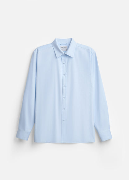 Áo Khoác Sơ Mi OXFORD Thoáng Khí Ít Nhăn The No Style M214 Xanh Dương