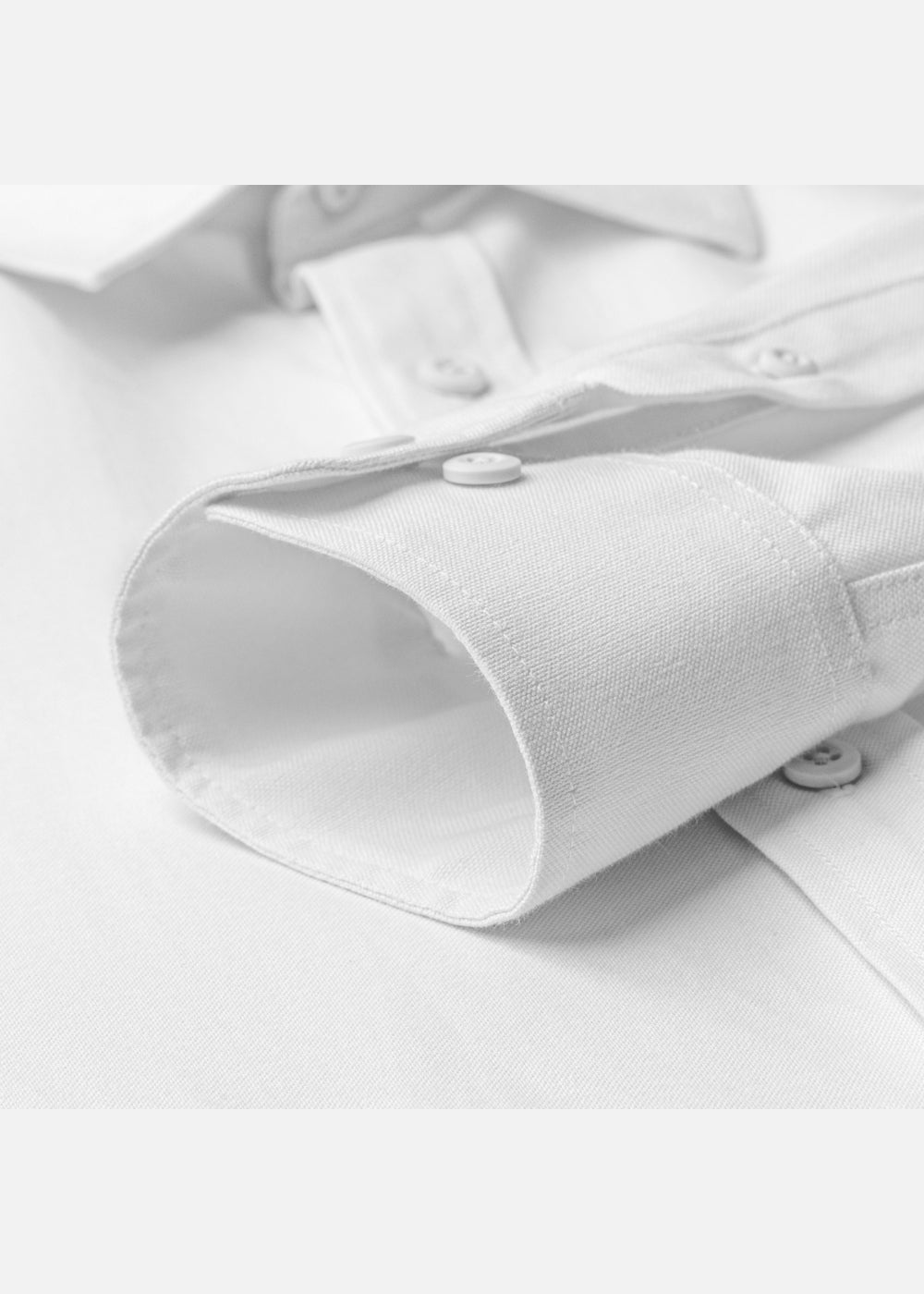 Áo Khoác Sơ Mi OXFORD Thoáng Khí Ít Nhăn The No Style M214 Trắng