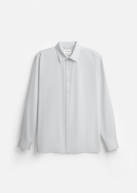 Áo Khoác Sơ Mi OXFORD Thoáng Khí Ít Nhăn The No Style M214 Xám Nhạt