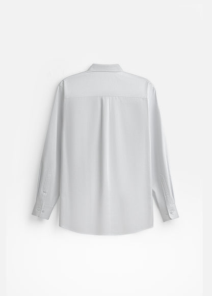 Áo Khoác Sơ Mi OXFORD Thoáng Khí Ít Nhăn The No Style M214 Xám Nhạt