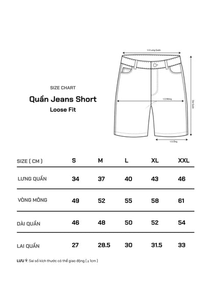 Quần Short Jean Lưng Thun Dễ Chịu The Original M041Xanh Dương Nhạt - YaMe.vn