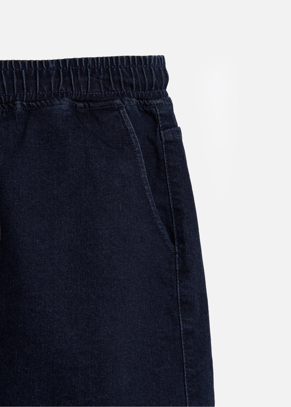 Quần Short Jean Lưng Thun Dễ Chịu The Original M041 Xanh Đậm