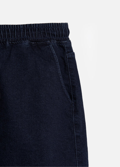 Quần Short Jean Lưng Thun Dễ Chịu The Original M041 Xanh Đậm