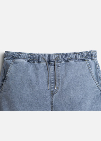 Quần Short Jean Lưng Thun Dễ Chịu The Original M041 Xanh Dương