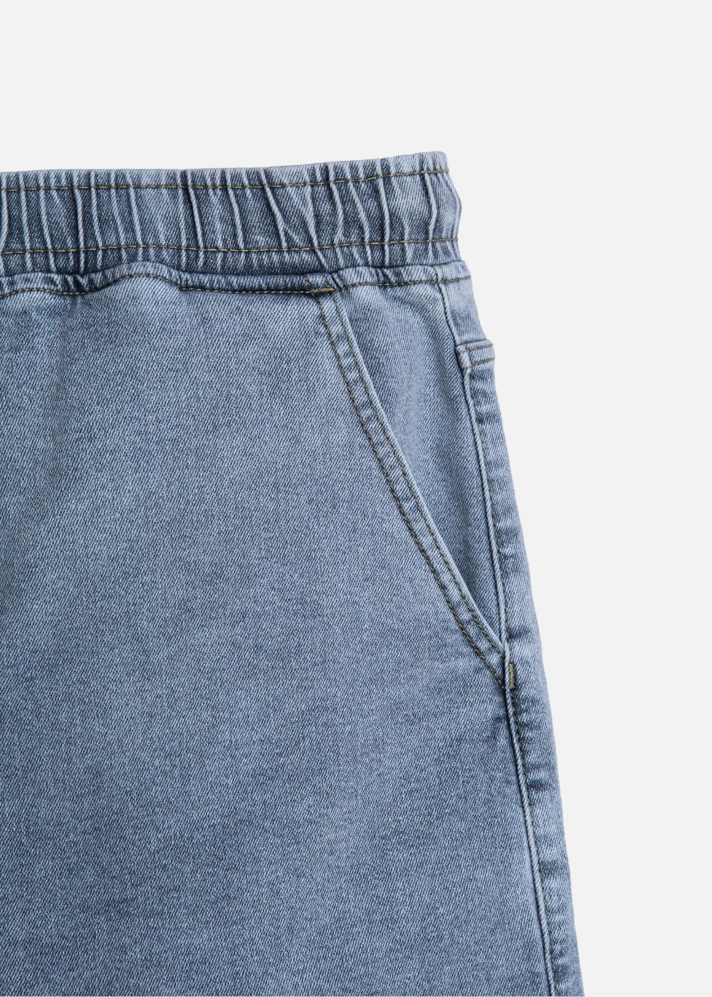 Quần Short Jean Lưng Thun Dễ Chịu The Original M041 Xanh Dương