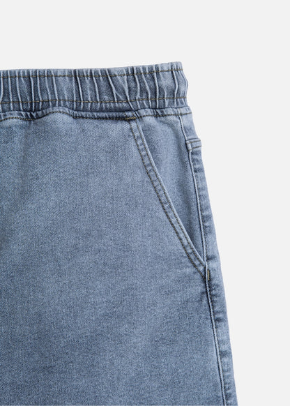 Quần Short Jean Lưng Thun Dễ Chịu The Original M041 Xanh Dương